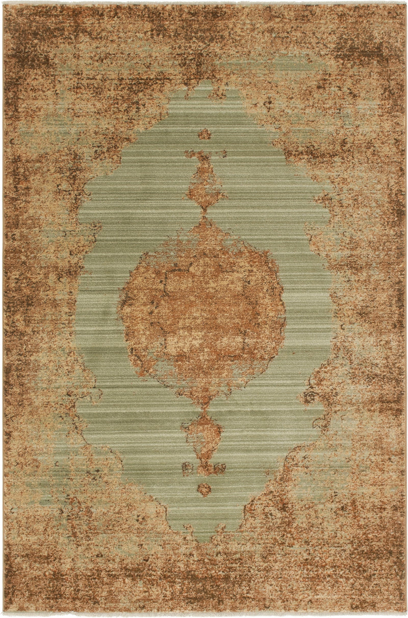 Coastal Haven Collection Area Rug -  Dunescape Rectangle Light Green  lifestyle 3