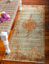 Coastal Haven Collection Area Rug -  Dunescape Runner Light Green  lifestyle 40