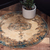 Coastal Haven Collection Area Rug -  Dunescape Round Beige  lifestyle 62