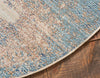 Coastal Haven Collection Area Rug -  Dunescape Round Beige  lifestyle 109