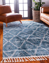 Himalaya Heights Collection Area Rug -  Annapurna Rectangle Dark Blue  lifestyle 2