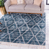 Himalaya Heights Collection Area Rug -  Annapurna Square Dark Blue  lifestyle 16