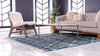 Himalaya Heights Collection Area Rug -  Annapurna Square Dark Blue  lifestyle 21