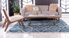 Himalaya Heights Collection Area Rug -  Annapurna Square Dark Blue  lifestyle 26