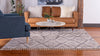 Himalaya Heights Collection Area Rug -  Annapurna Square Light Gray  lifestyle 62