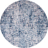 Himalaya Heights Collection Area Rug -  Manaslu Round Blue  lifestyle 22