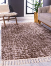 Himalaya Heights Collection Area Rug -  Manaslu Rectangle Brown  lifestyle 4