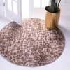 Himalaya Heights Collection Area Rug -  Manaslu Round Brown  lifestyle 42