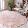 Patio Paradise Collection Area Rug -  Cove Round Peach  lifestyle 33