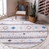 Patio Paradise Collection Area Rug -  Cabana Round Ivory  lifestyle 13