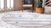 Patio Paradise Collection Area Rug -  Cabana Round Ivory  lifestyle 15