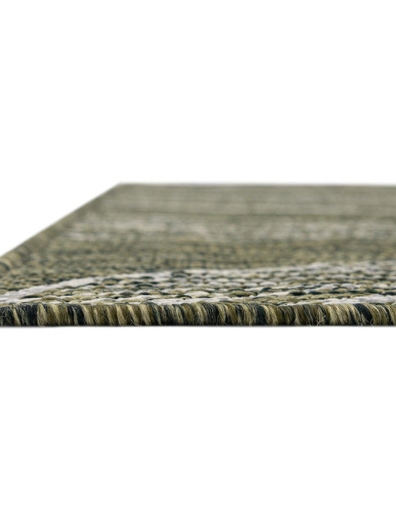 Garden Terrace Escape Collection Area Rug -  Evergreen (Green) Rectangle Green  lifestyle 10