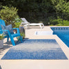 Urban Terrace Collection Area Rug -  Vanderbilt Rectangle Blue  lifestyle 20