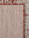 Urban Terrace Collection Area Rug -  Vanderbilt Rectangle Rust Red  lifestyle 58