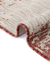 Urban Terrace Collection Area Rug -  Vanderbilt Rectangle Rust Red  lifestyle 59