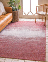 Urban Terrace Collection Area Rug -  Vanderbilt Rectangle Rust Red  lifestyle 10