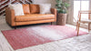 Urban Terrace Collection Area Rug -  Vanderbilt Rectangle Rust Red  lifestyle 21