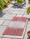 Urban Terrace Collection Area Rug -  Vanderbilt Runner Rust Red  lifestyle 76