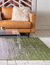 Urban Terrace Collection Area Rug -  Vanderbilt Rectangle Green  lifestyle 5