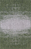 Urban Terrace Collection Area Rug -  Vanderbilt Rectangle Green Main