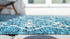 Seaside Lattice Collection Area Rug -  Pergola (Teal)