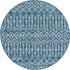 Seaside Lattice Collection Area Rug -  Pergola (Teal)