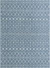 Garden Lattice Oasis Collection Area Rug -  Pergola (Blue) Rectangle Blue Main