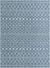 Garden Lattice Oasis Collection Area Rug -  Pergola (Blue) Rectangle Blue Main