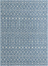 Seaside Lattice Collection Area Rug -  Pergola (Blue)