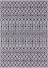 Seaside Lattice Collection Area Rug -  Pergola (Gray)