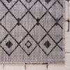 Garden Lattice Oasis Collection Area Rug -  Pergola (Gray) Rectangle Gray  lifestyle 34