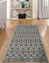 Seaside Lattice Collection Area Rug -  Pergola (Gray)