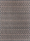 Garden Lattice Oasis Collection Area Rug -  Pergola (Charcoal Gray) Rectangle Charcoal Gray Main