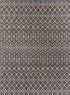 Seaside Lattice Collection Area Rug -  Pergola (Charcoal Gray)