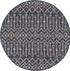 Seaside Lattice Collection Area Rug -  Pergola (Charcoal Gray)