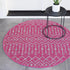 Seaside Lattice Collection Area Rug -  Pergola (Fuschia)