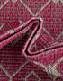 Seaside Lattice Collection Area Rug -  Pergola (Fuschia)