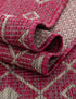 Seaside Lattice Collection Area Rug -  Pergola (Fuschia)