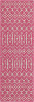 Seaside Lattice Collection Area Rug -  Pergola (Fuschia)