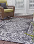 Patio Heritage Collection Area Rug - Savannah (Charcoal Gray)