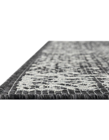 Patio Heritage Collection Area Rug - Savannah (Charcoal Gray)