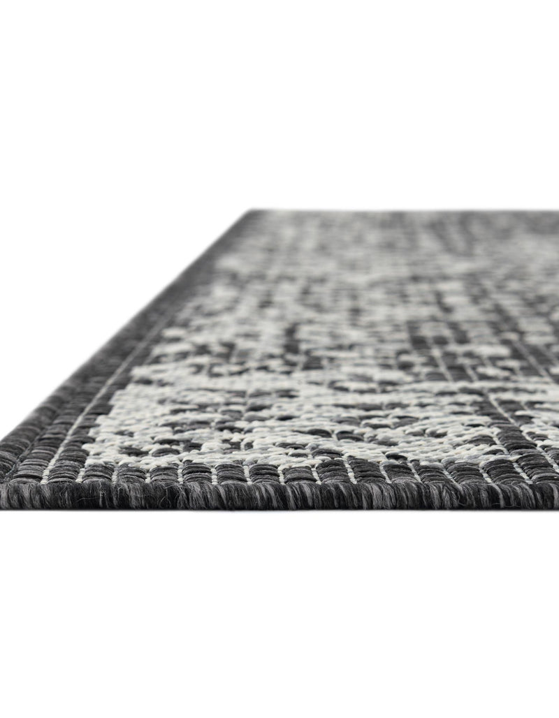 Patio Heritage Collection Area Rug - Savannah (Charcoal Gray) Rectangle Charcoal Gray  lifestyle 7