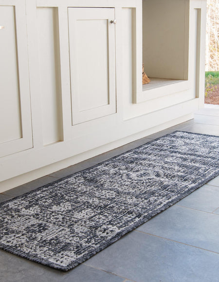 Patio Heritage Collection Area Rug - Savannah (Charcoal Gray)