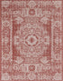 Patio Heritage Collection Area Rug - Savannah (Rust Red)