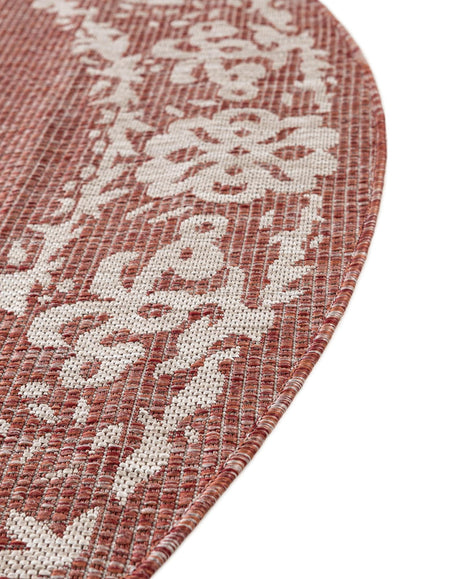 Patio Heritage Collection Area Rug - Savannah (Rust Red)