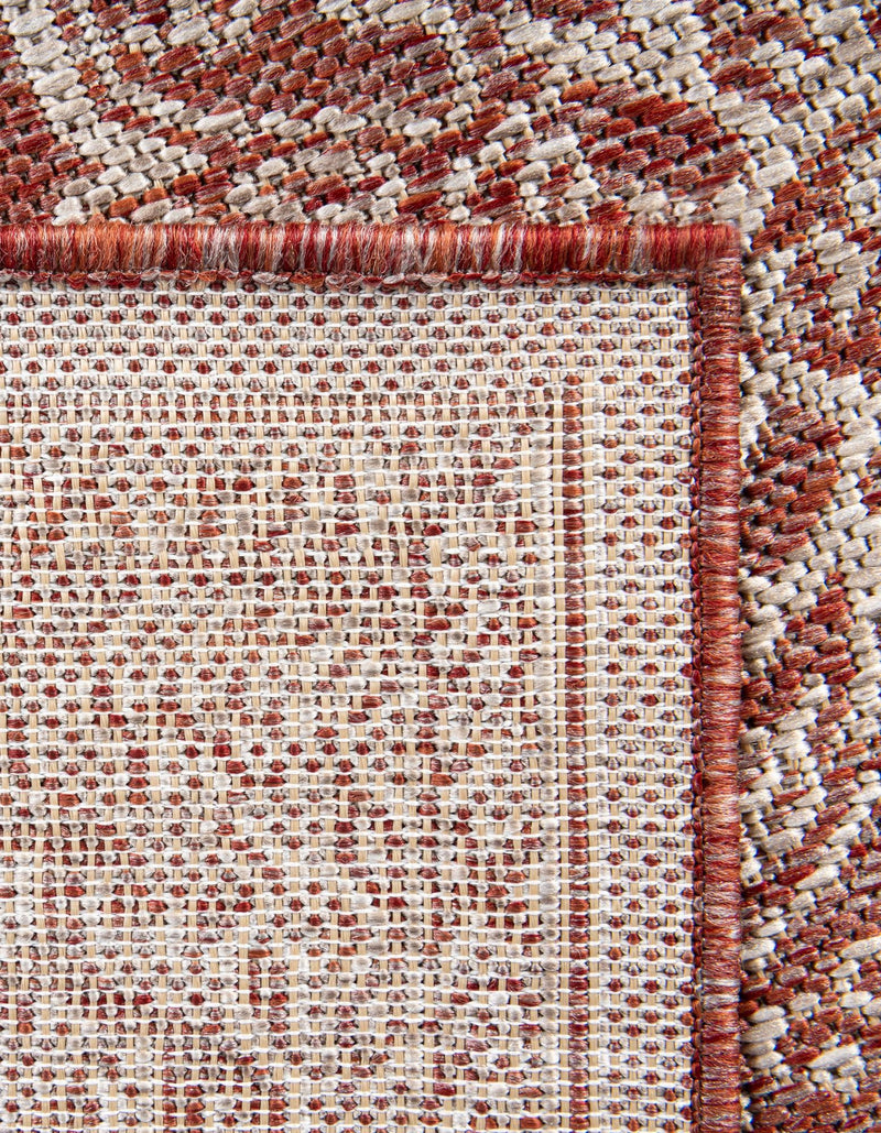 Patio Heritage Collection Area Rug -  Charleston (Rust Red) Rectangle Rust Red  lifestyle 8