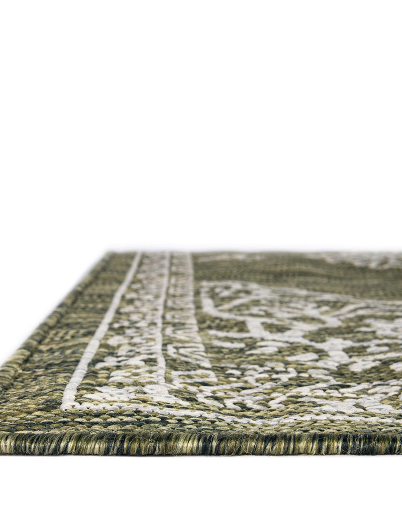 Patio Heritage Collection Area Rug -  Charleston (Green) Rectangle Green  lifestyle 6