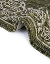 Patio Heritage Collection Area Rug -  Charleston (Green) Rectangle Green  lifestyle 9