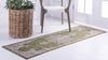 Patio Heritage Collection Area Rug -  Charleston (Green) Runner Green  lifestyle 19