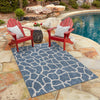 Jungle Expedition Collection Area Rug -  Rainforest Rectangle Blue  lifestyle 20